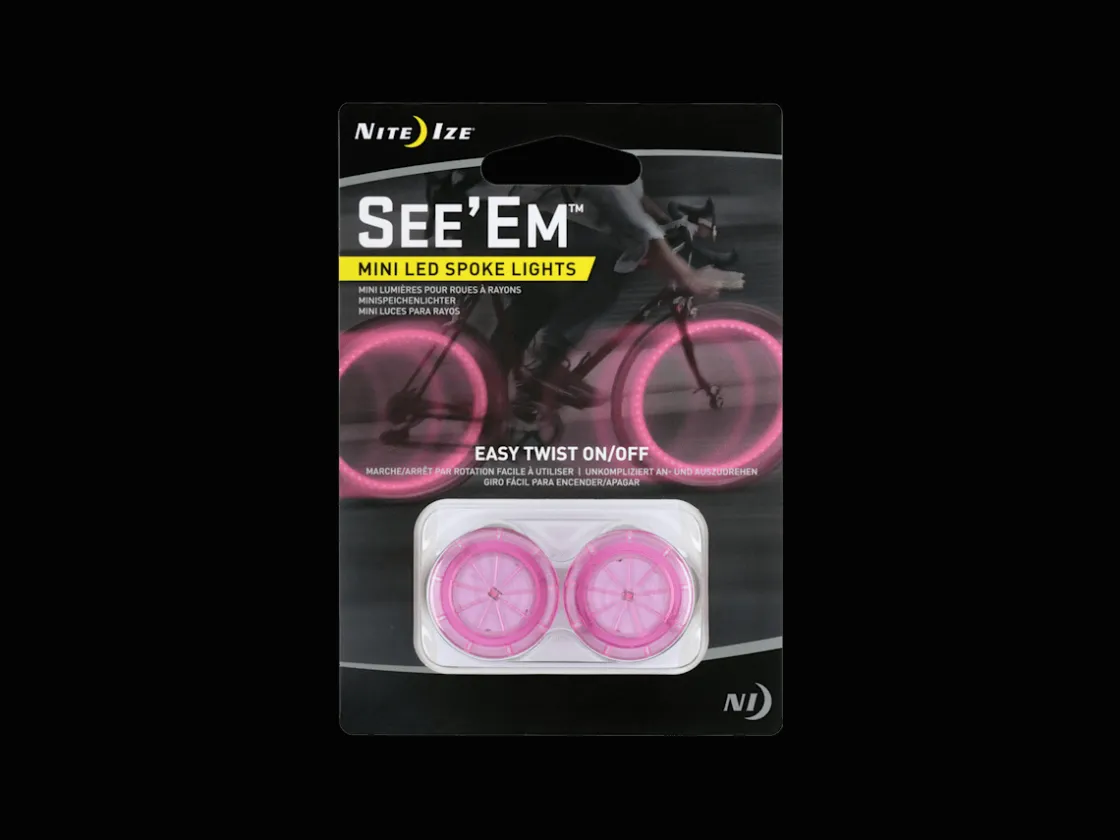 Trek Bikes Nite Ize See'Em Mini LED Spoke Lights Red/Green Clearance