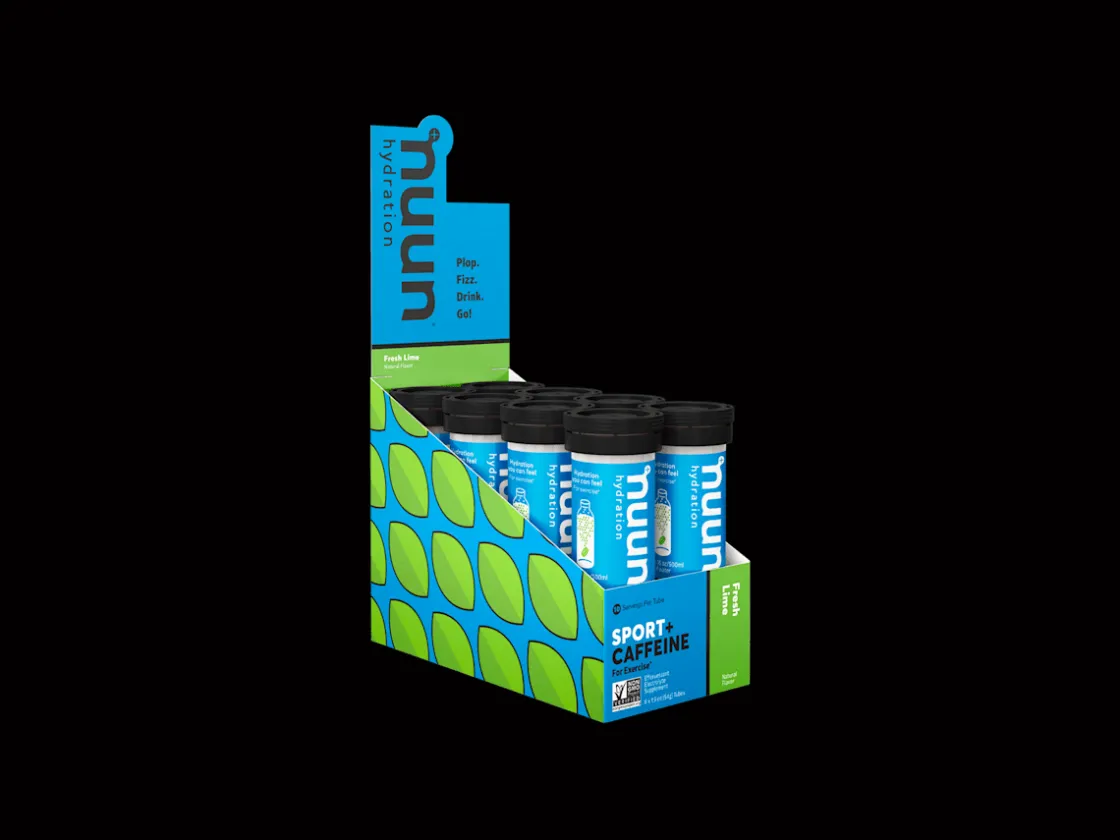 Trek Bikes Nuun Sport + Caffeine Hydration Tablets Box of 8 Tubes Cheap