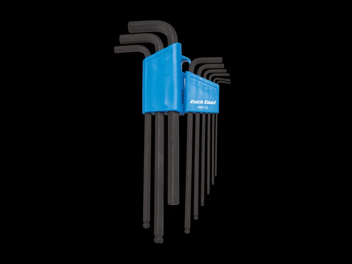 Trek Bikes Park Tool HXS-1.2 Professional L-Handle Hex Wrench Set Blue/Black Hot