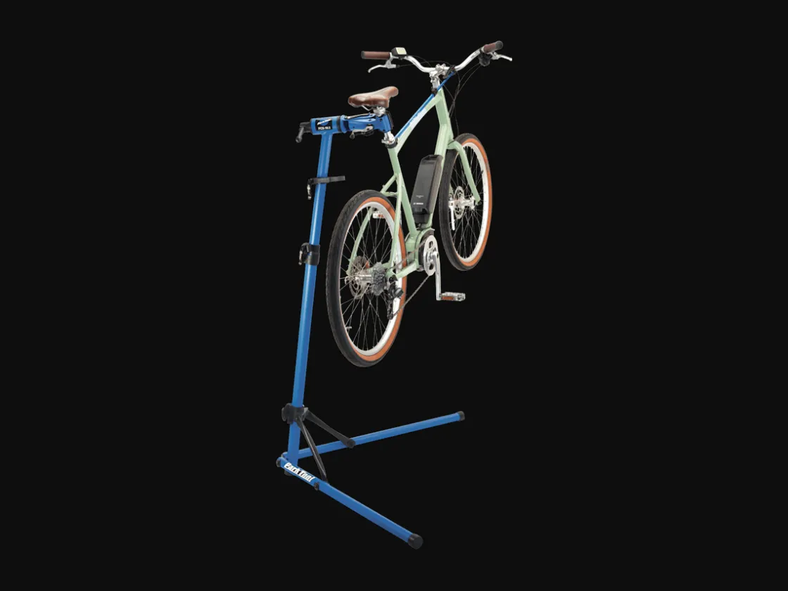 Trek Bikes Park Tool PCS-10.3 Deluxe Home Mechanic Repair Stand Blue Outlet