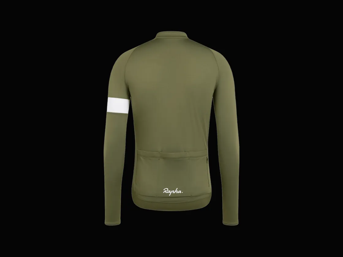 Trek Bikes Rapha Core Long Sleeve Cycling Jersey Black Fashion