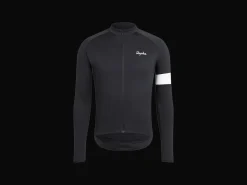 Trek Bikes Rapha Core Long Sleeve Cycling Jersey Black Fashion