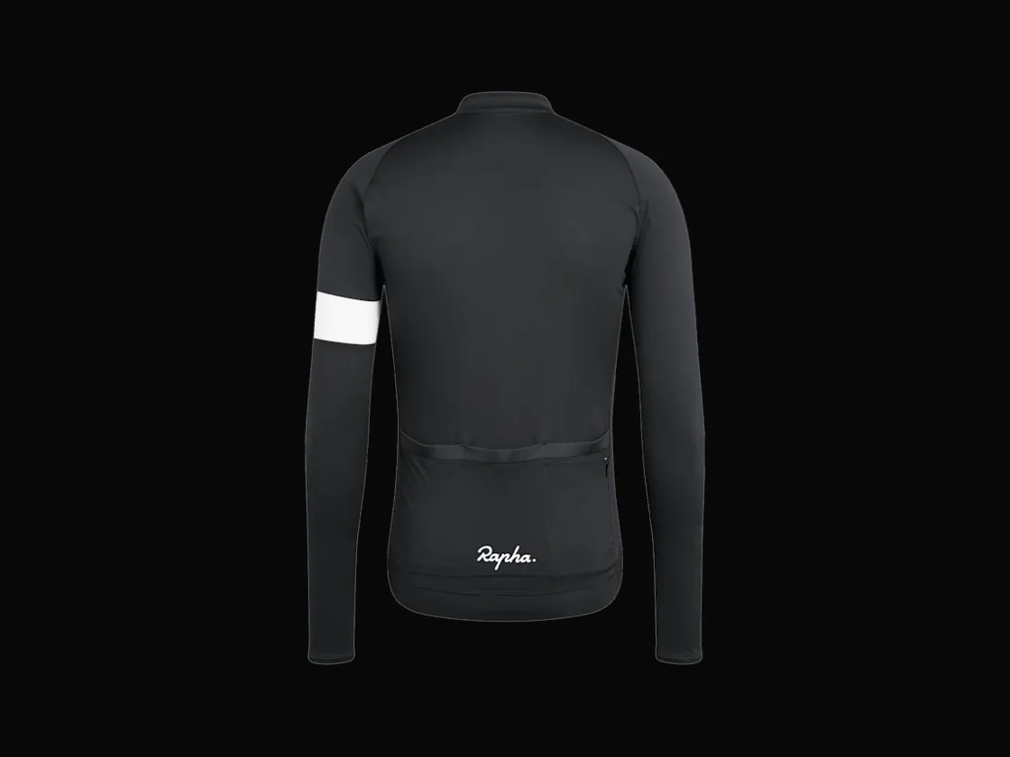 Trek Bikes Rapha Core Long Sleeve Cycling Jersey Black Fashion