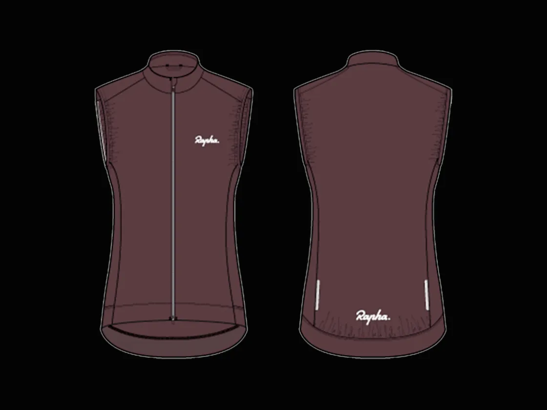Trek Bikes Rapha Core Women's Cycling Gilet Black Best Sale