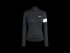 Trek Bikes Rapha Women's Core Thermal Long Sleeve Cycling Jersey Black Cheap