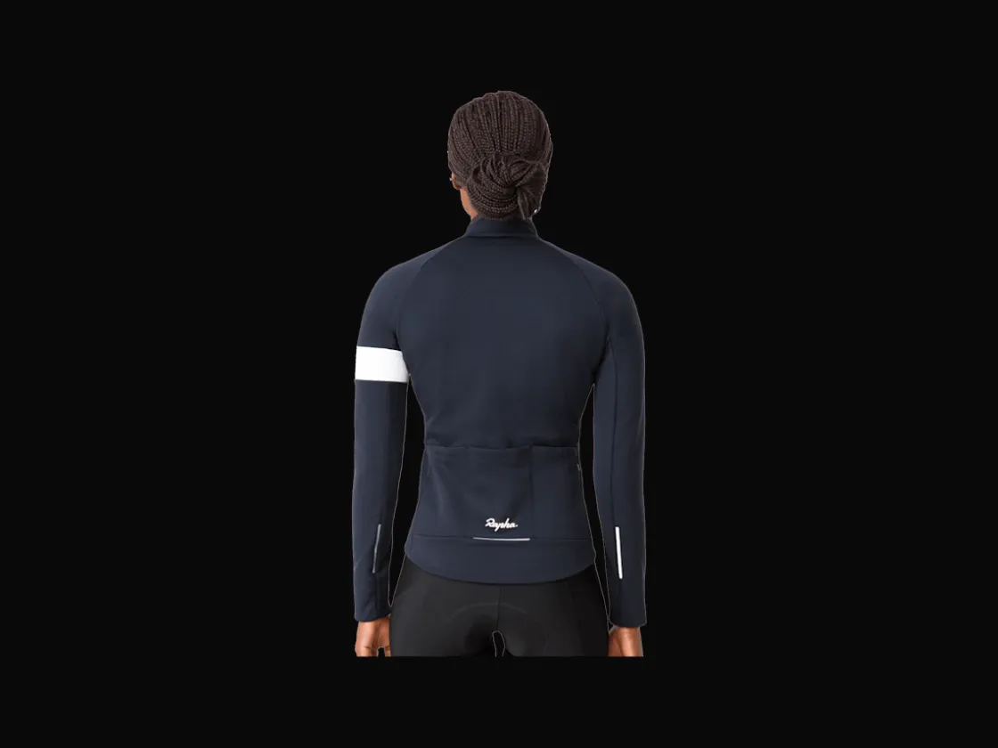 Trek Bikes Rapha Women's Core Winter Cycling Jacket Dark Pink Cheap