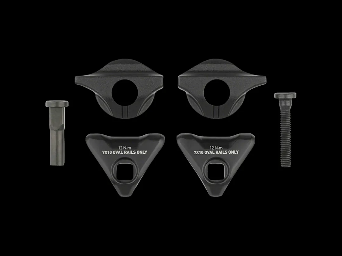 Trek Bikes RockShox Reverb Oval 7x10 Saddle Clamp Kit Black Outlet