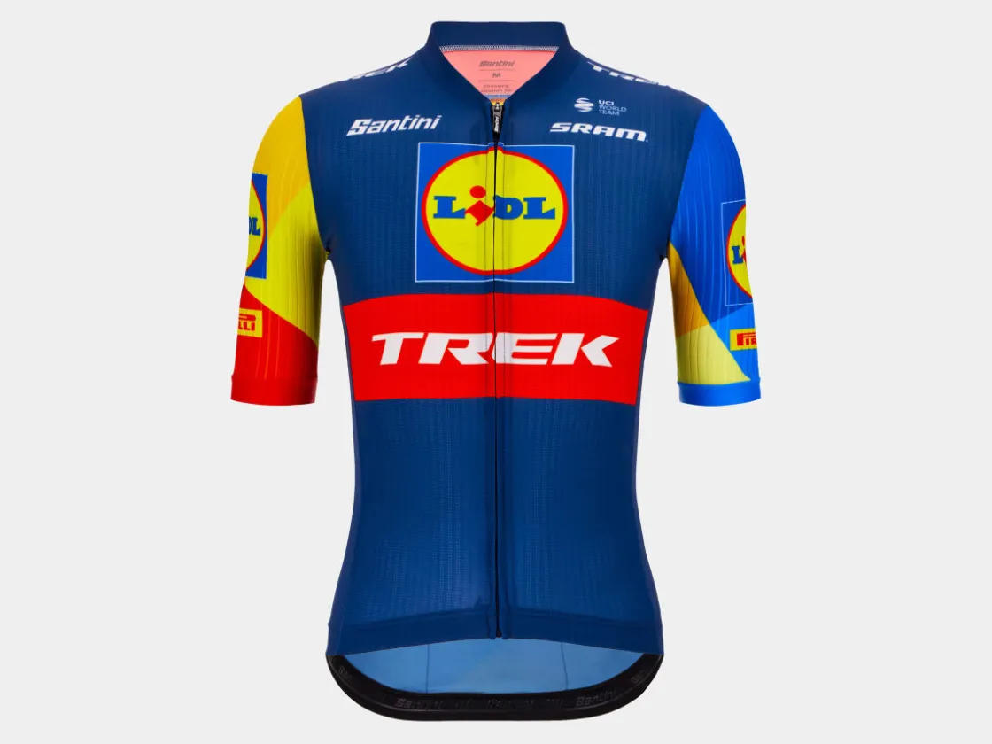 Trek Bikes Santini Lidl-Trek RSL Team Jersey Dark Blue/Yellow Cheap