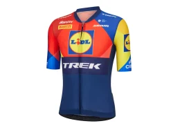 Trek Bikes Santini Lidl-Trek RSL Team Jersey Dark Blue/Yellow Discount