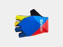 Trek Bikes Santini Lidl-Trek Team Unisex Cycling Glove Dark Blue/Yellow Cheap