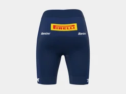 Trek Bikes Santini Lidl-Trek Women's Replica Race Short Dark Blue/Yellow Discount