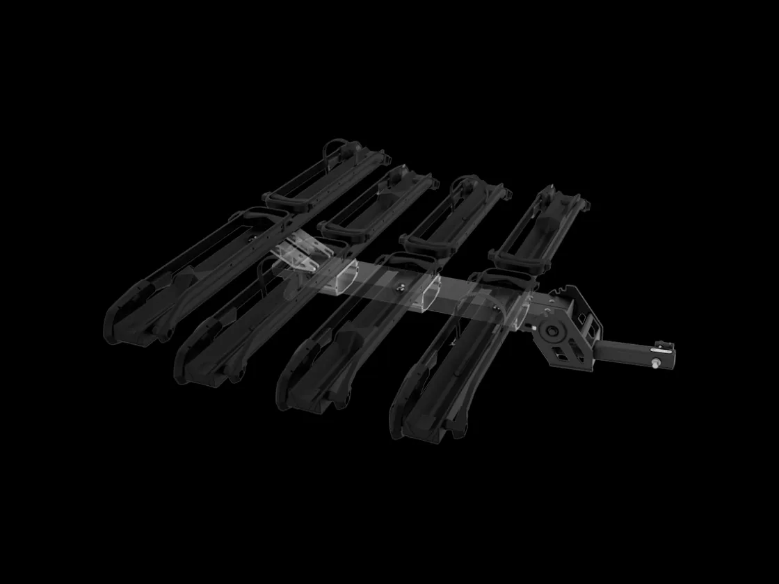Trek Bikes Saris MHS 3+1 Hitch Base 2" Hitch Rack Black New