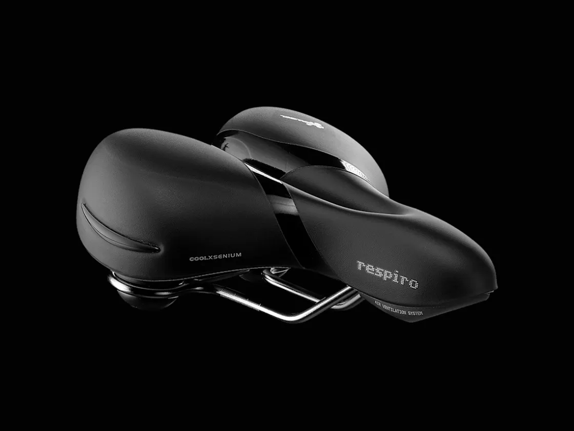 Trek Bikes Selle Royal Respiro Relaxed Unisex Bike Saddle Black Cheap