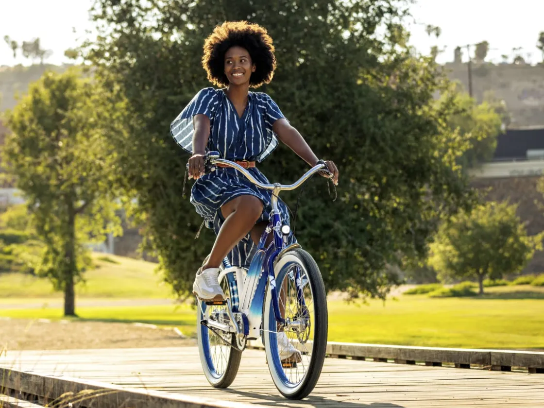 Trek Bikes Shibori Cruiser Go! Indigo Fade Discount