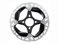 Trek Bikes Shimano XTR MT900 Centerlock Disc Brake Rotor with External-Notched Lockring Silver/Black Fashion