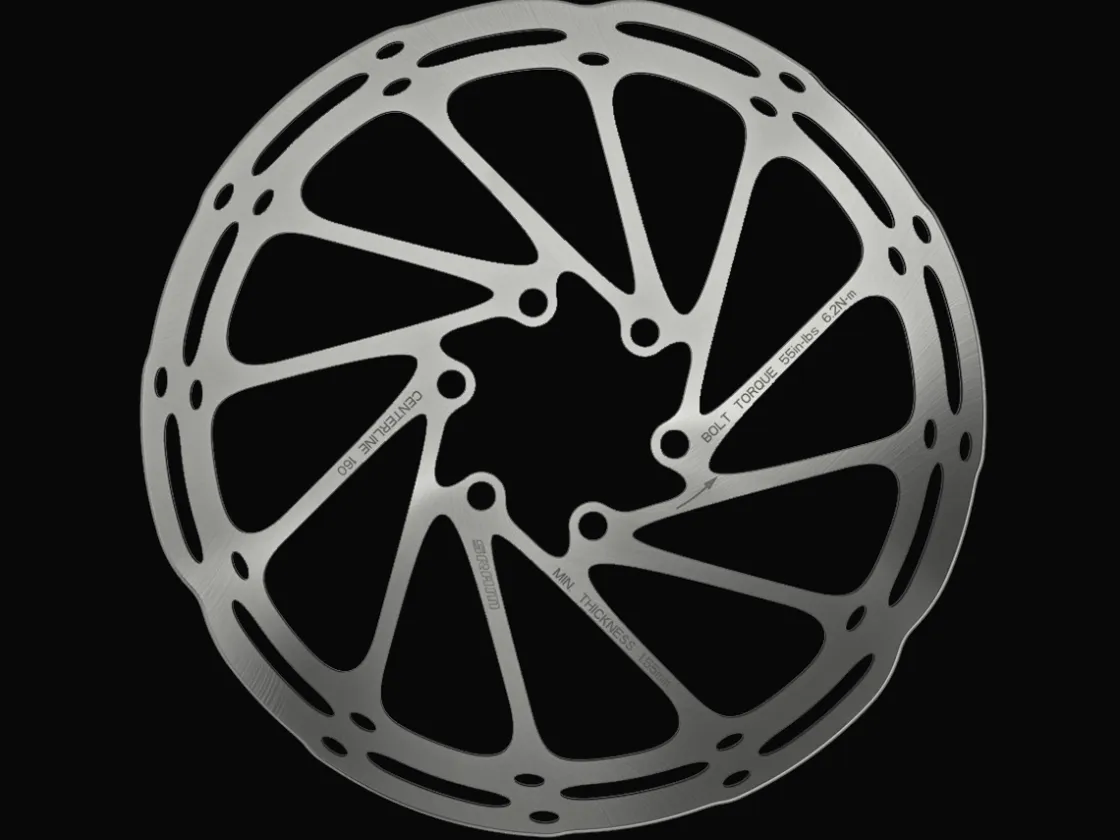 Trek Bikes SRAM CenterLine 6-bolt Rounded Edge Disc Brake Rotor Silver/Grey Outlet