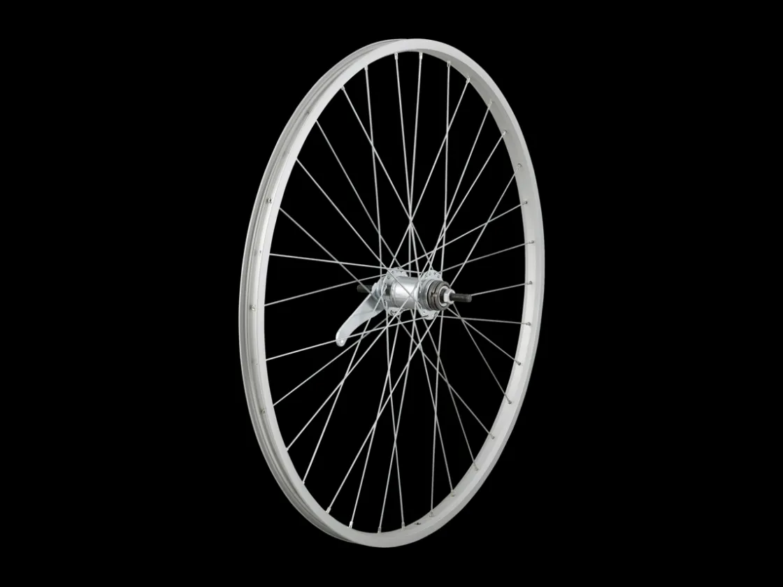 Trek Bikes Sta-Tru 26 x 1 3/8" Tubeless Ready Alloy Vintage Road Wheel Silver Shop