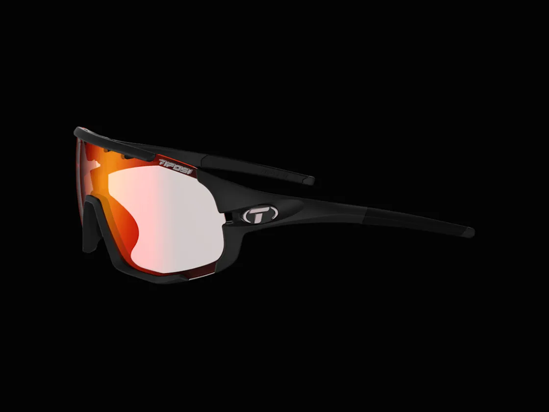 Trek Bikes Tifosi Sledge Clarion Red Fototec Sunglasses Black New