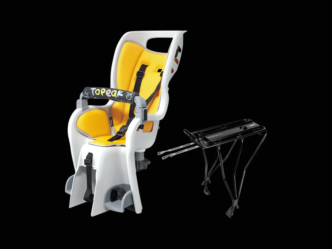 Trek Bikes Topeak BabySeat II with BabySeat II 700c, 27.5, 26 Disc Compatible Rack Black/Yellow New