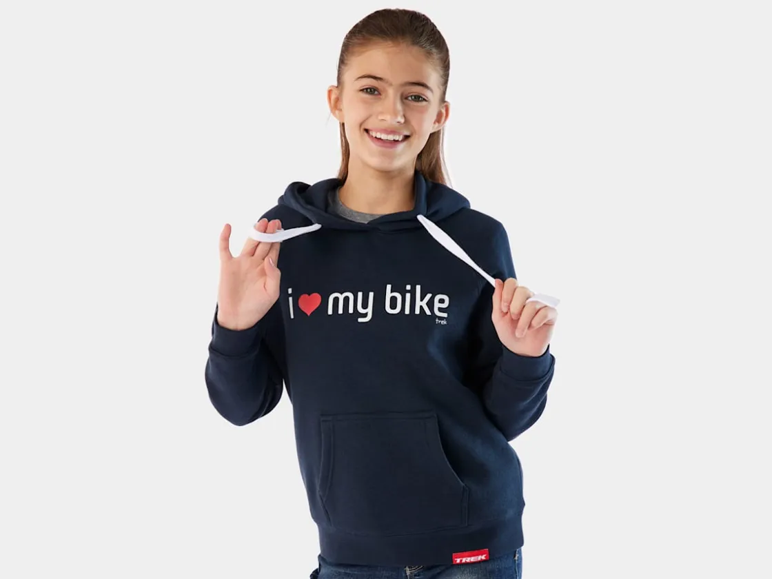 Trek Bikes Trek Bike Love Youth Hoodie Navy Cheap
