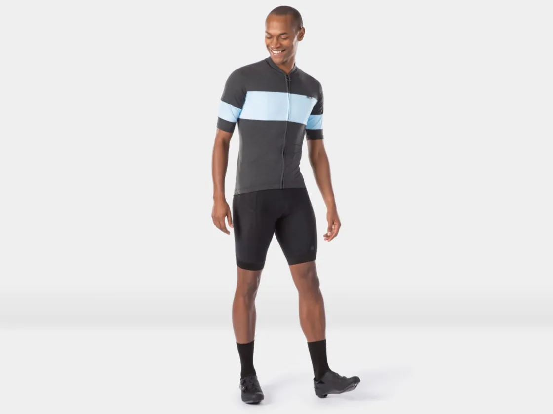 Trek Bikes Trek Calivetta Short Sleeve Cycling Jersey Black/Light Blue Outlet