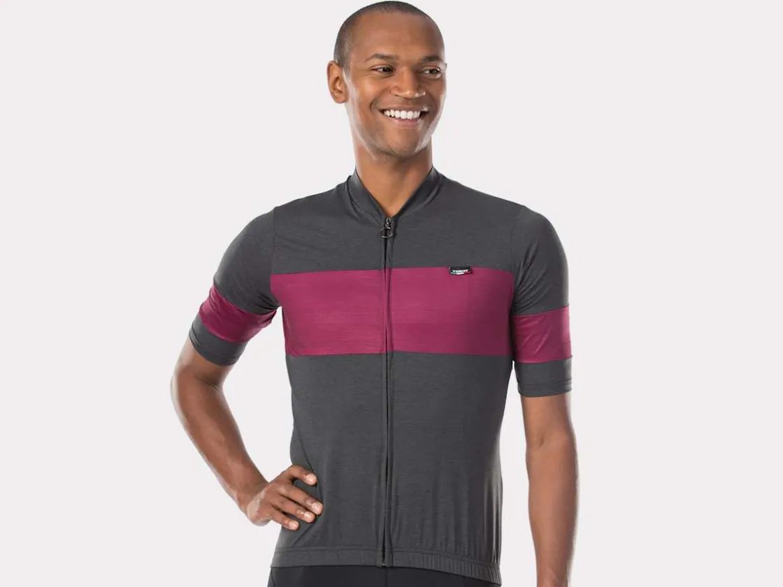 Trek Bikes Trek Calivetta Short Sleeve Cycling Jersey Black/Light Blue Outlet