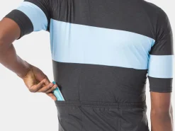 Trek Bikes Trek Calivetta Short Sleeve Cycling Jersey Black/Light Blue Outlet