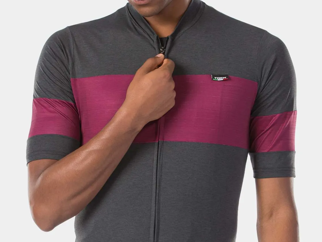 Trek Bikes Trek Calivetta Short Sleeve Cycling Jersey Black/Light Blue Outlet