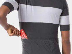Trek Bikes Trek Calivetta Short Sleeve Cycling Jersey Black/Light Blue Outlet