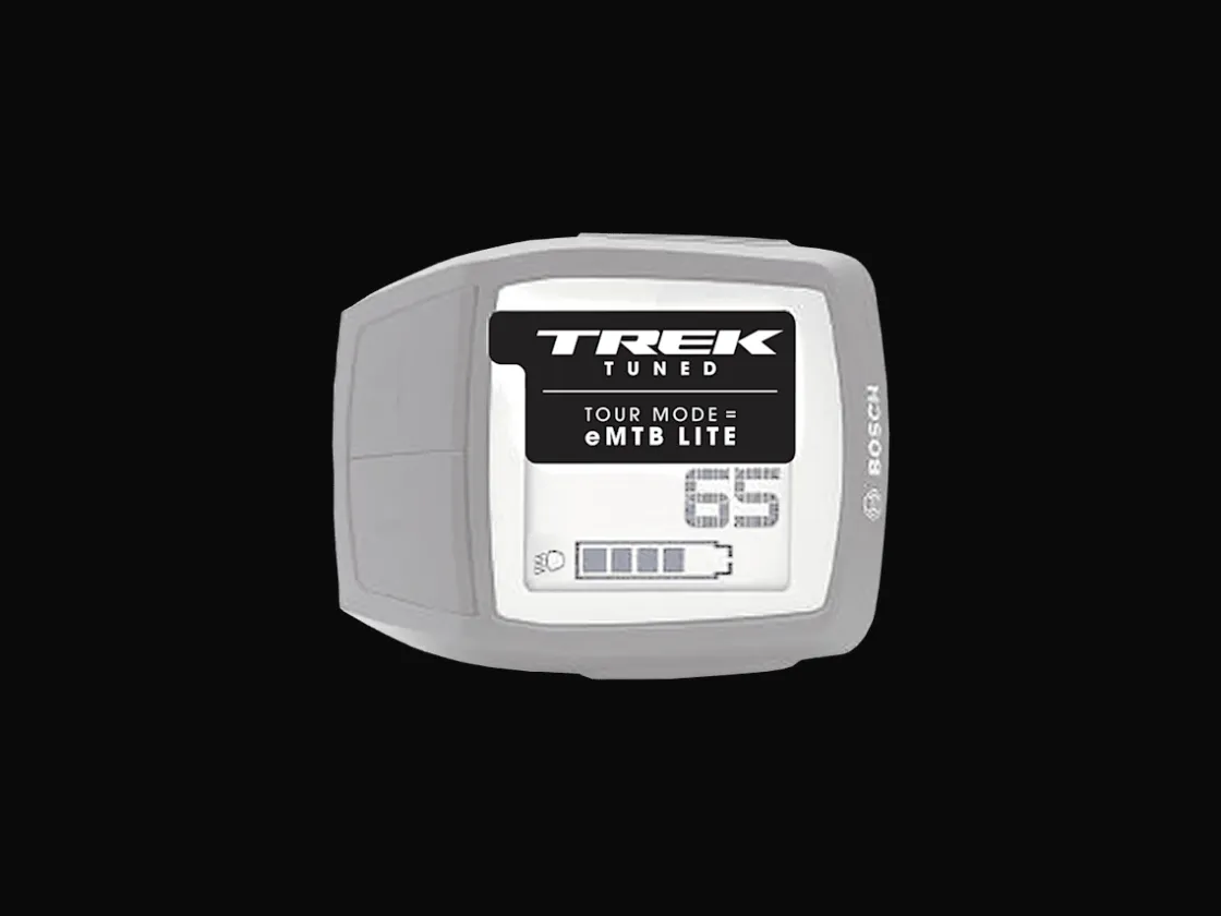 Trek Bikes Trek eMTB Lite Tune Cling Sticker for Bosch Display Clear New
