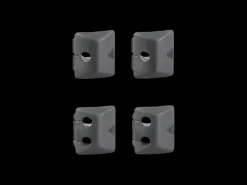 Trek Bikes Trek Head Tube Square Plug - Pack of 4 Black Fashion