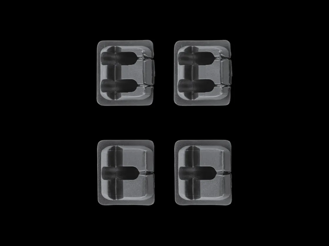 Trek Bikes Trek Head Tube Square Plug - Pack of 4 Black Fashion