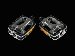 Trek Bikes Trek Hybrid Pedal Set Silver/Black Clearance