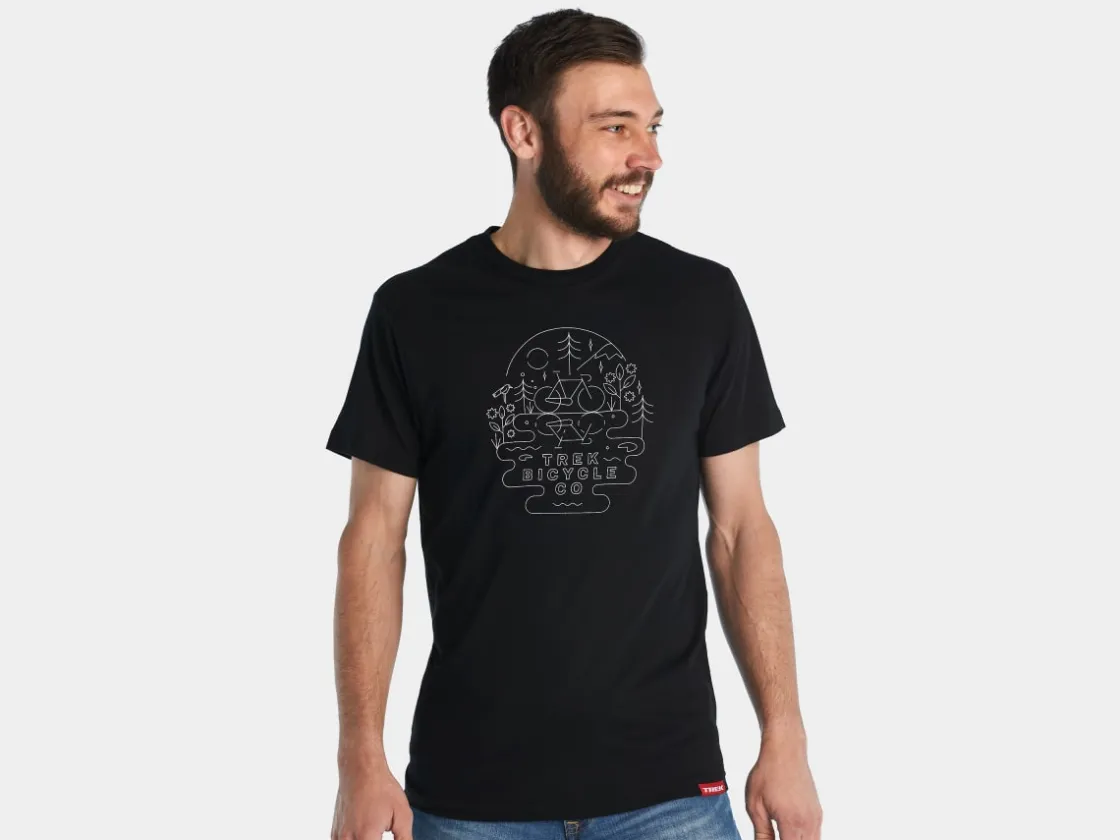 Trek Bikes Trek Lake Dreams Unisex T-Shirt Black Store