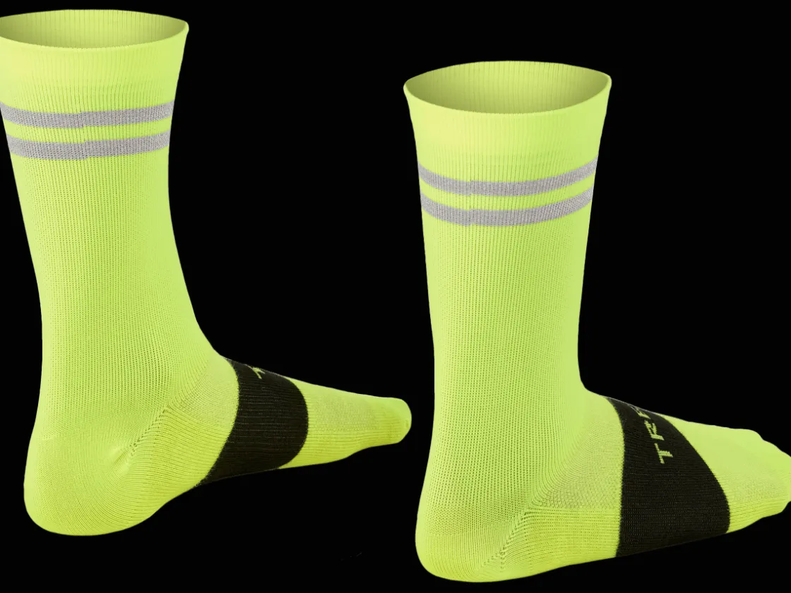 Trek Bikes Trek Race Reflective Crew Cycling Sock Store