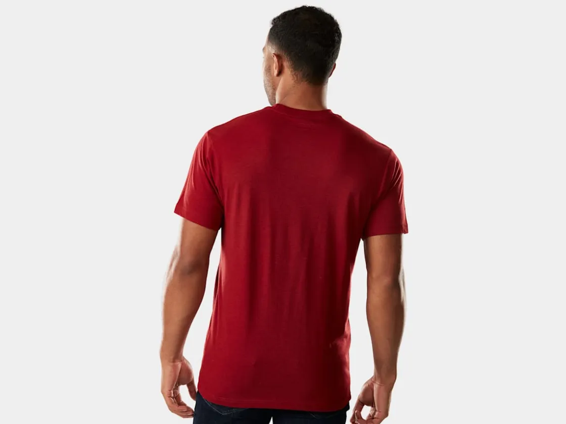 Trek Bikes Trek RBHFFG Unisex T-Shirt Dark Red Clearance