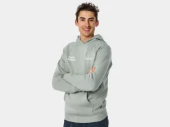 Trek Bikes Trek Right Stacked Unisex Hoodie Sage Grey New