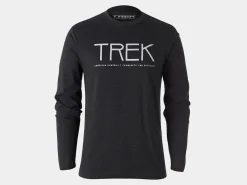 Trek Bikes Trek Vintage Logo Long Sleeve Unisex T-shirt Black Discount