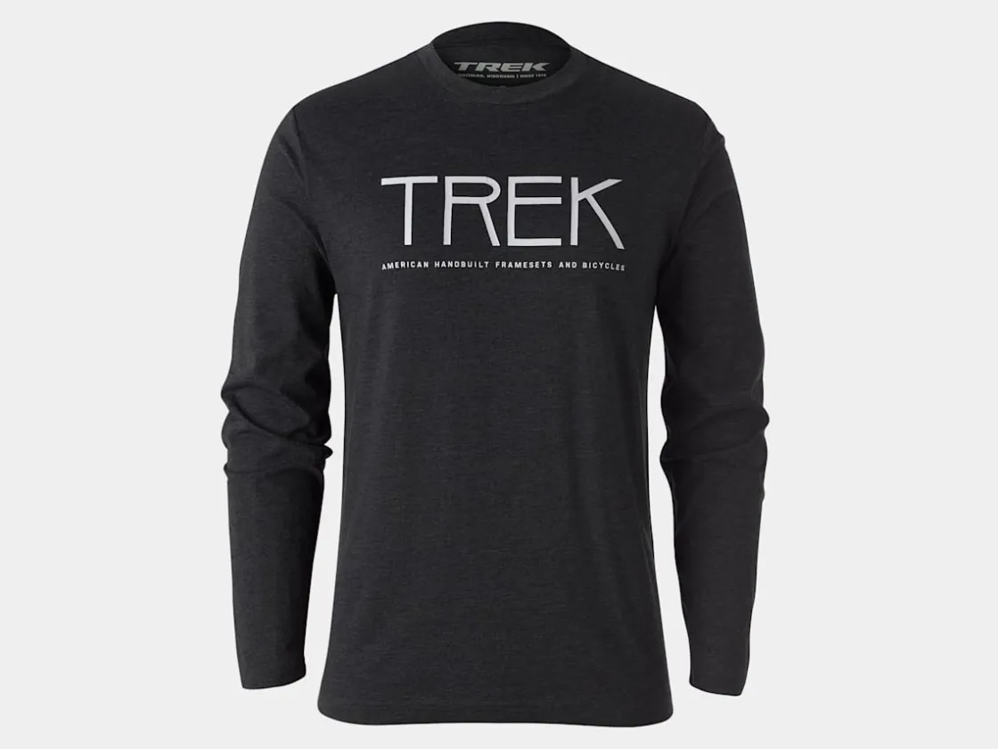 Trek Bikes Trek Vintage Logo Long Sleeve Unisex T-shirt Black Discount