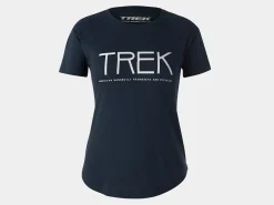 Trek Bikes Trek Vintage Logo Women's T-shirt Navy Outlet