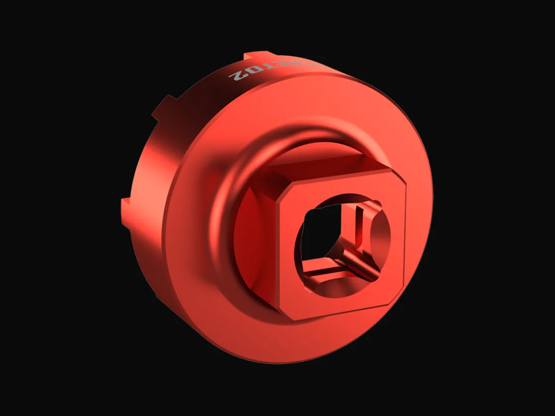 Trek Bikes Wheels Manufacturing 50mm Gen 2 Bosch Lockring Socket Red Shop