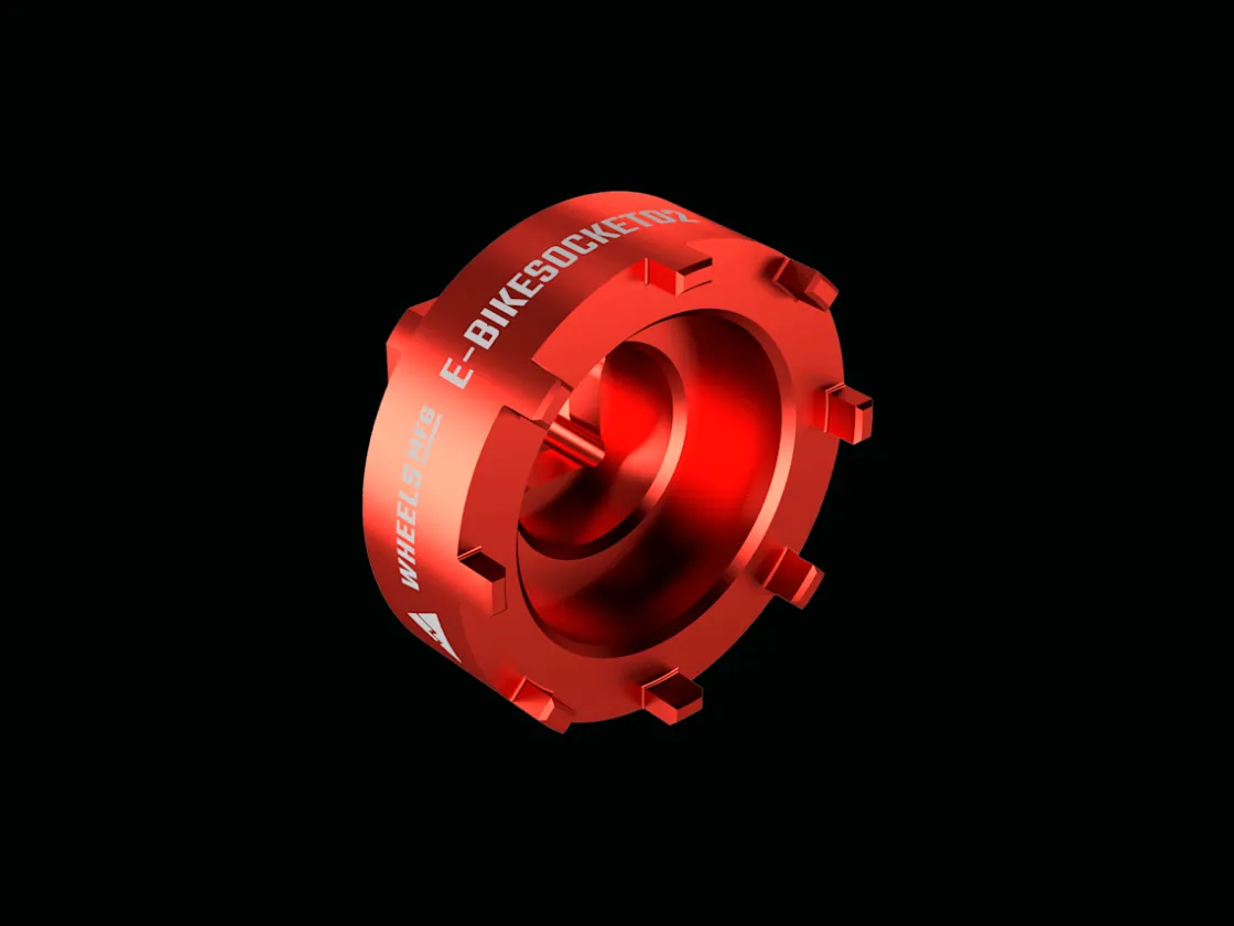 Trek Bikes Wheels Manufacturing 50mm Gen 2 Bosch Lockring Socket Red Shop