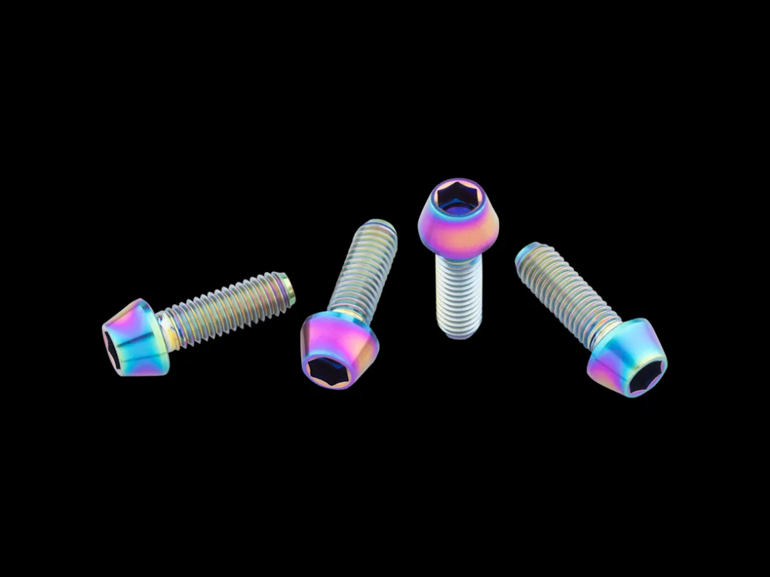 Trek Bikes Wolf Tooth Titanium Standard Water Bottle Cage Bolts Purple Cheap
